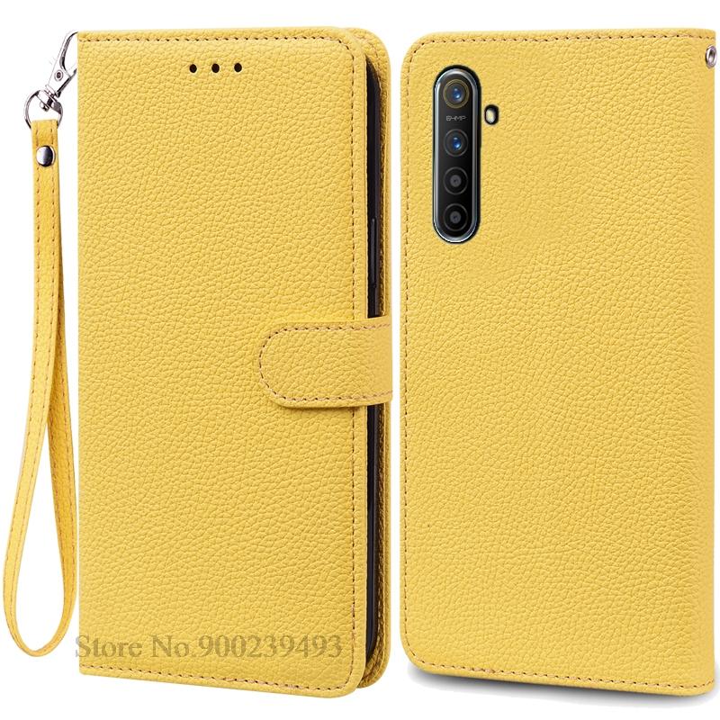 Для Realme X2 Чехол Силиконовый Мягкий Кожаный Чехол-Книжка с Кошельком Для OPPO Realme X2 Чехол Realme X 2 Чехол для Телефона Накладка Футляры