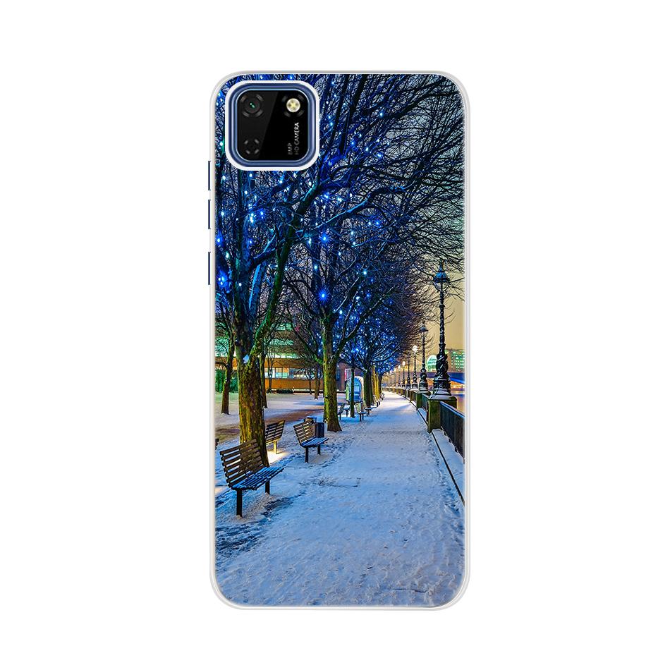 Чехол для Huawei Honor 9S Чехол 5.45" Силиконовый Расписной Мягкий ТПУ Чехол на Honor 9S 9 S S9 DUA-LX9 Защитный Бампер Задняя Крышка Телефона
