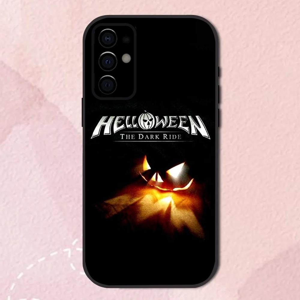 Чехол для телефона H-Helloween Band для Samsung S24, S21, S22, S23, S30, Ultra, S20, Plus, Fe, Lite, Note, 10, 9, 5G Черный Мягкий