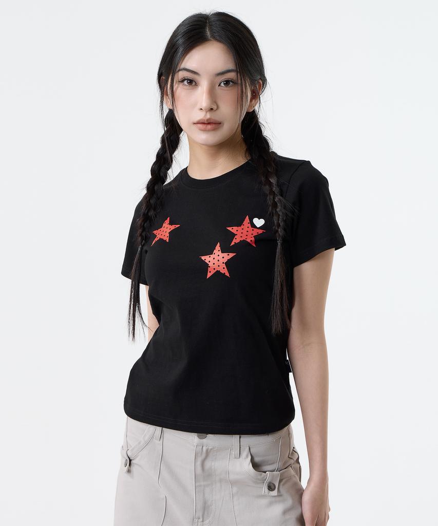 Nasttingijeubeleoldaenmi Футболка Dot Star_Черный