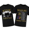 Westlife 25-летний юбилейный мировой тур 2026 Фан-подарки Концертная футболка