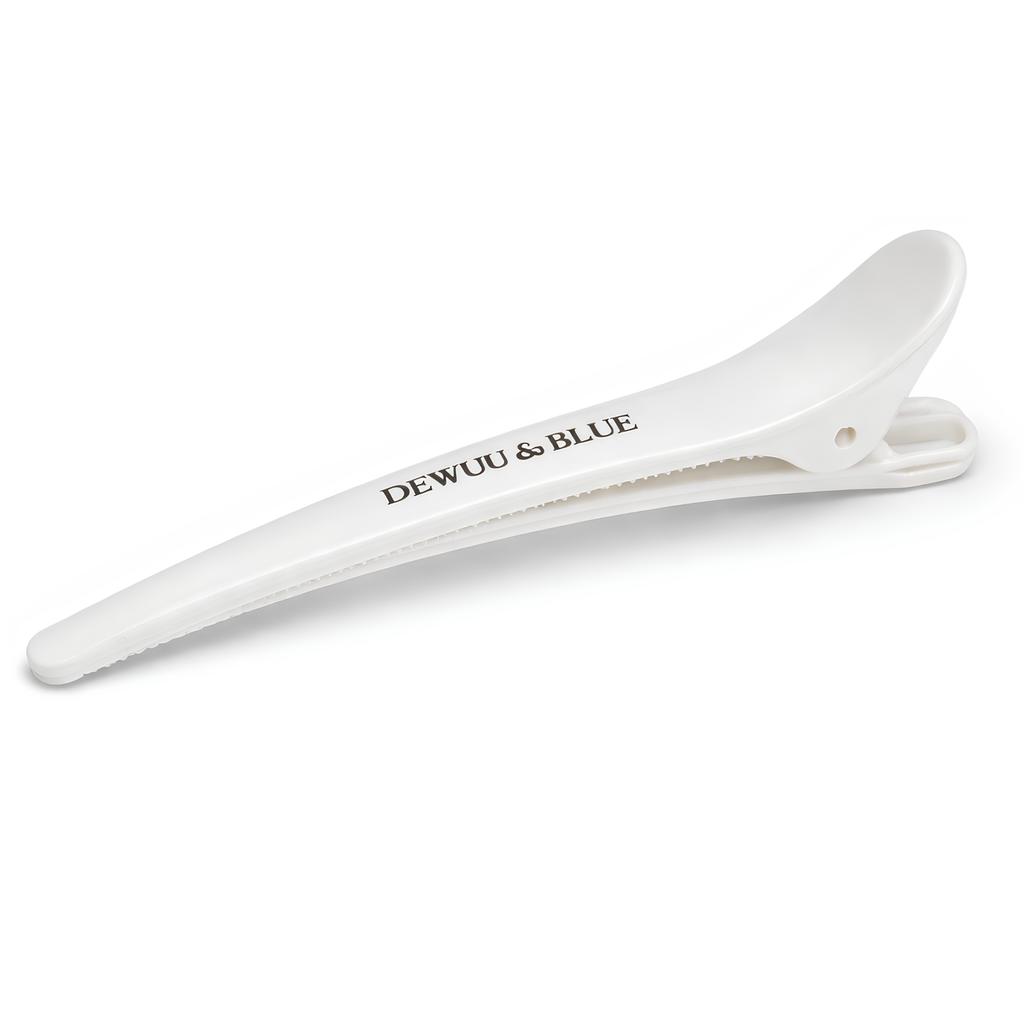 Hairdressing Clips for Hair Solo 6 Pcs Hair Clips White 12cm