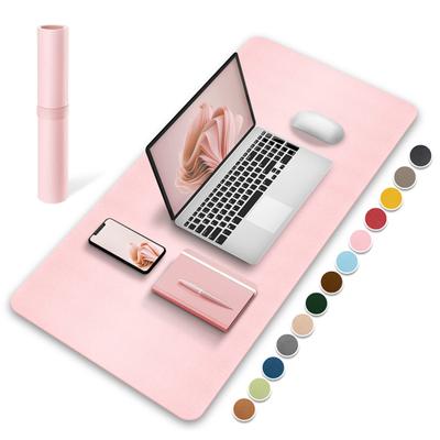 Настольный коврик, мягкий, большой, противоскользящий, устойчивый к царапинам, водонепроницаемый, из искусственной кожи, грязеотталкивающий, гладкий, с отличным трением, коврик для офисной настольной мыши