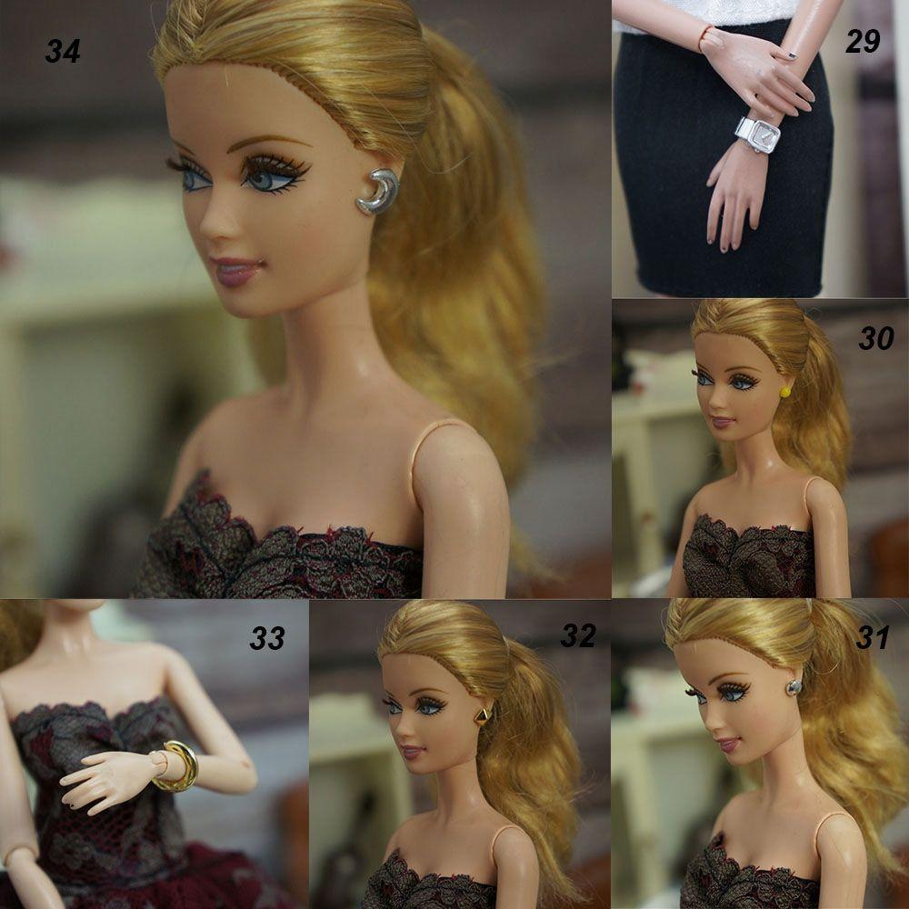 Кукла для маленьких девочек, подарок, игрушки, ожерелья, короны, браслет, ювелирные изделия, одежда, аксессуары, серьги для вечеринки