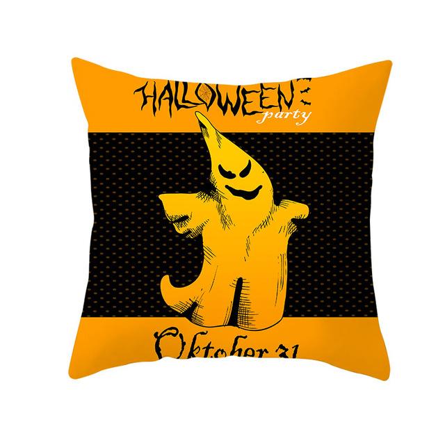 Halloween Cushion Cover Halloween Pumpkin Throw Pillow Case Halloween Printing Decorative Pillowcase Cushion Cover Zt212