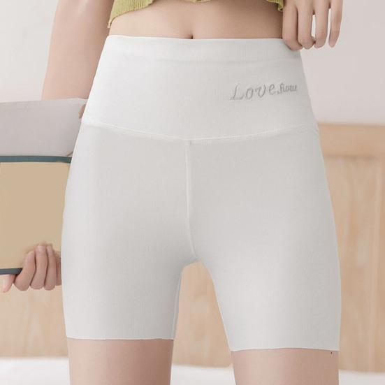 Женские трусы, защитные брюки, бесшовные однотонные трусы с контролем живота, облегающие женские трусики Elatsic, внутренняя одежда