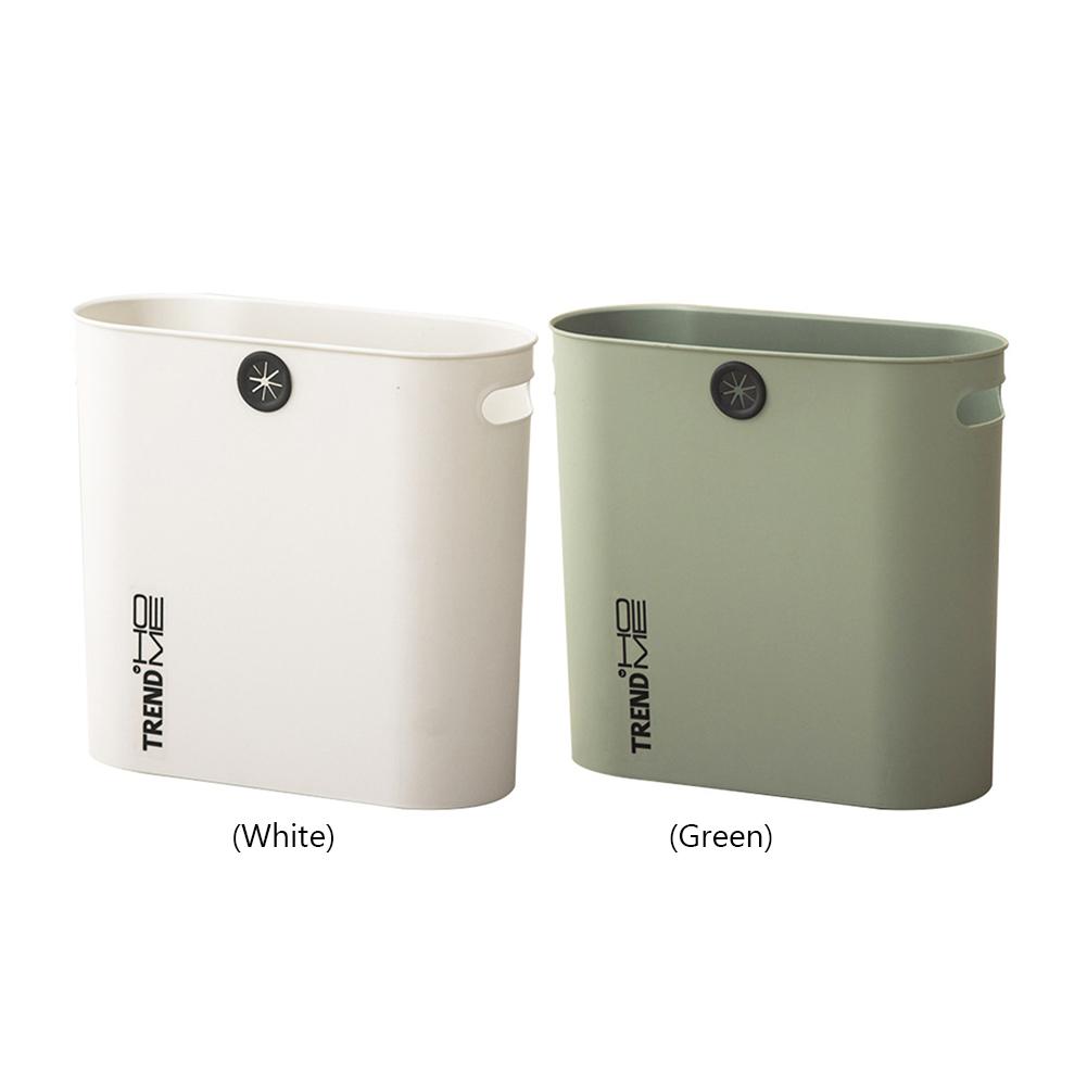 Контейнер для мусора с ручками Корзина для мусора Тонкая Утолщенный материал ПП Прямоугольная Простая