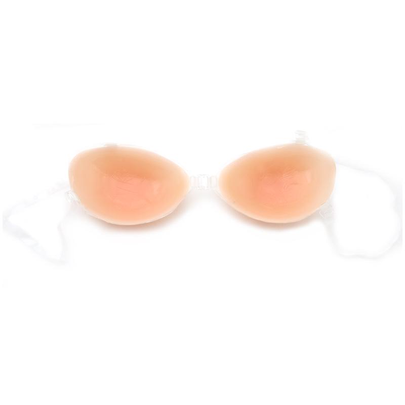 Silicone Push-Up Invisible Bra - Seamless, Anti-Exposure & Anti-Bump Design for Enhanced Small Busts