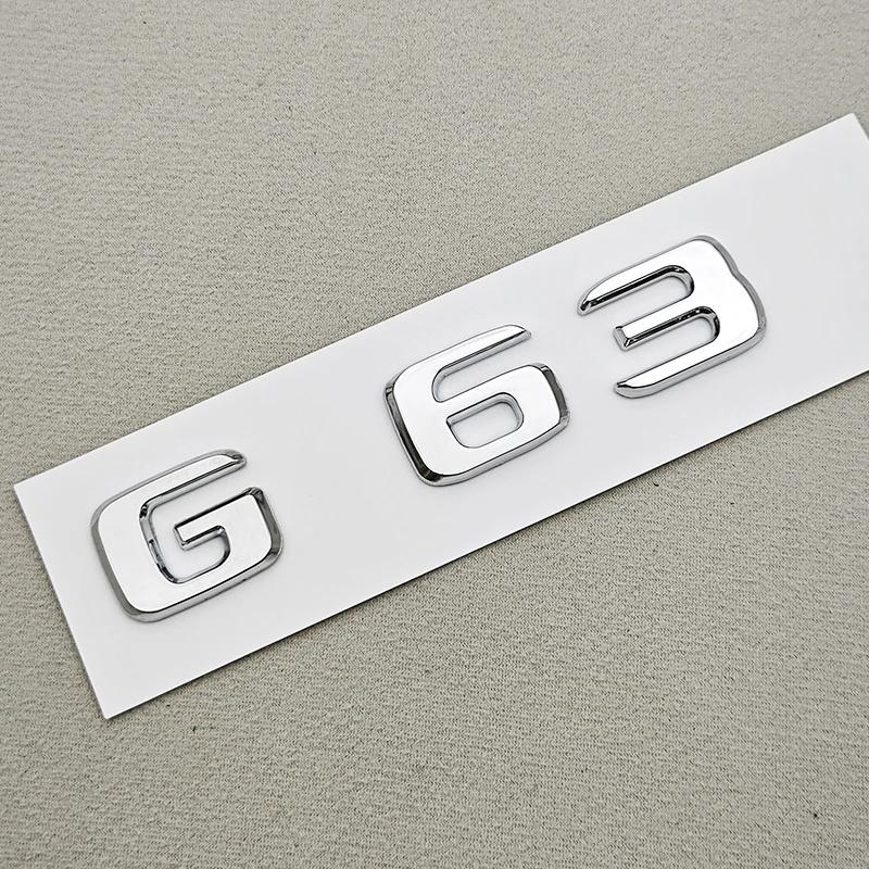 3D ABS Автомобильные Буквы Логотип G55 G63 G65 Наклейка Задний Багажник Шильдик Эмблема Наклейки Для AMG G55 G63 W463 Авто Аксессуары