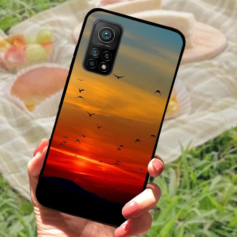 Чехол для Xiaomi Mi 10T Pro 10T Мягкий Силиконовый ТПУ Мультяшный Расписной Чехол для Телефона Для Xiaomi 10T Lite 5G Coques Mi 10i 5G Fundas Capa