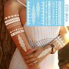 Кружевные Цветочные Временные Татуировки Водонепроницаемые Тату для Тела Белые Тату Наклейки Вечеринка