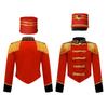 Boys Girls Drum Major Team Uniform Nutcrackers Costume Set Marching Band Tassel Jacket Coat Hat Outfits for Drummer Performance
