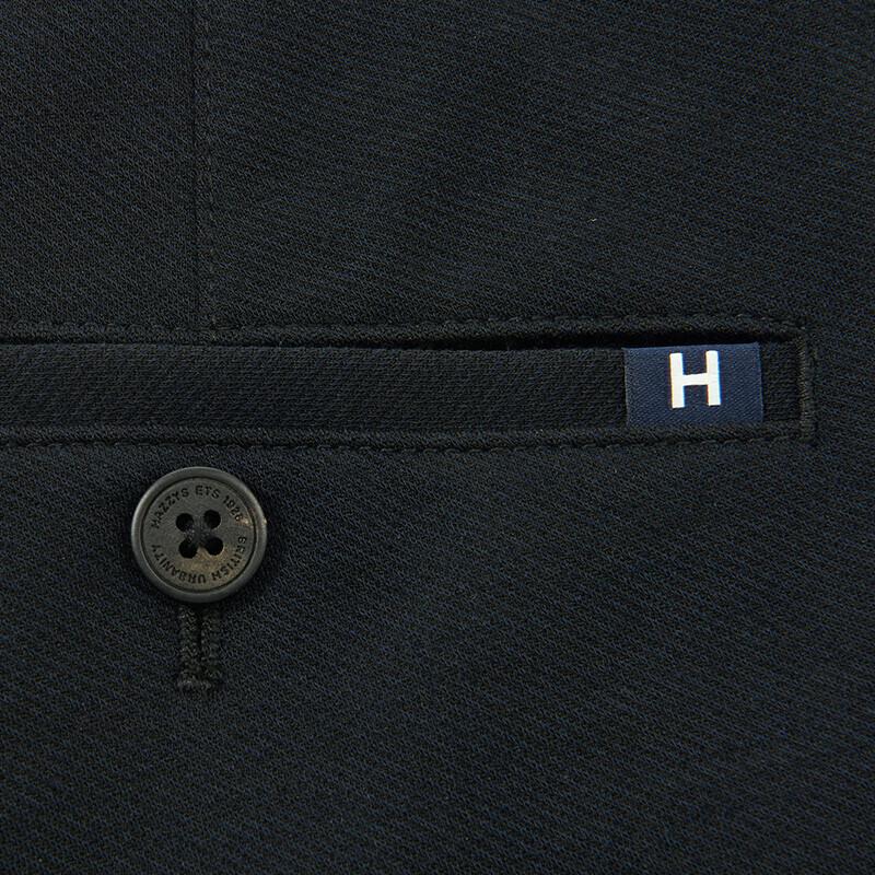 HAZZYS Men's Wool Blend Stretch Tapered Casual Pants