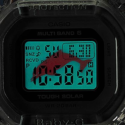 Casio Мужские кварцевые часы с resin-корпусом, водозащитой 200 м, ударопрочностью, будильником BGD-5001K-7