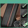 Fiber Leather Case For Carbon Samsung A14 A24 A34 A54 5g A13 A23 A33 A53 Galaxy A52 A72 A32 A12 A04s A02s Wallet Card Slot Cover
