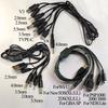 1 Set Multifunctional USB Gaming Cable 1To 5/8 Charger Connector for New3DS NDSL Wii U PSP1000/2000 - Durable Gaming Accessories
