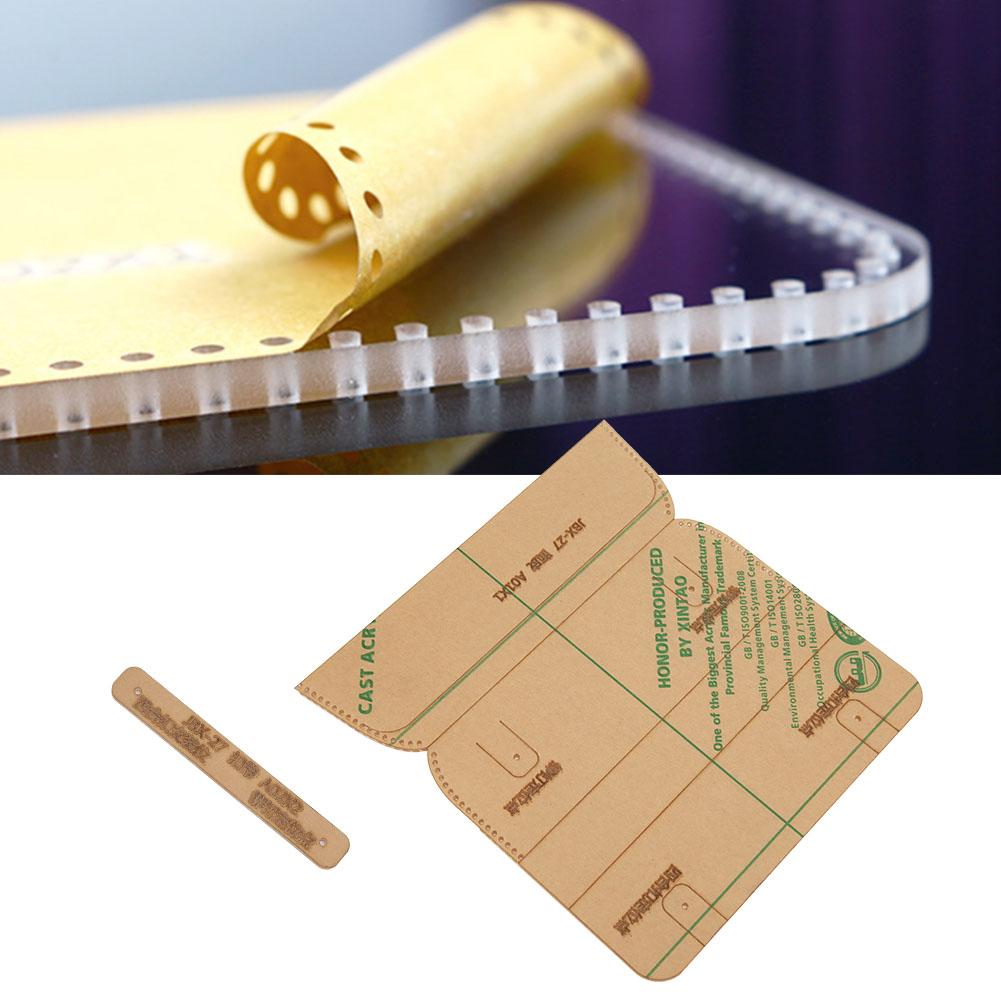 JBX-27 Шаблон сумки для ручек Ручка для детей и студентов Прозрачный акриловый узор