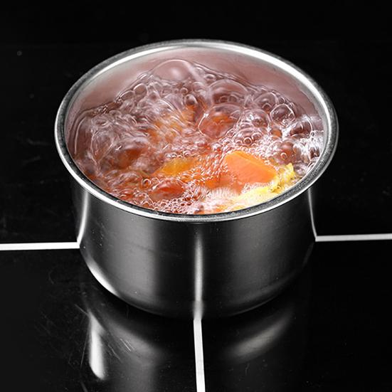 Stainless Steel Food Storage Bowl with Sealed Lid Airtight Multifunctional Portable Round Steamed Egg Meal Container Kitchen Supplies