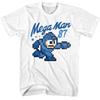 MegaMan 8-Bit Pixel 87 Cover T-Shirt Retro Gaming Graphic Tee Vintage Rokkuman Gamer Shirt Graphic Short Sleeve Shirt Unisex