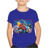 Blaze and the Monster Machines Shorts Sleeve Kids Girl Boys T-shirts Printed Little Girl Top Baby T Shirts Children Toddler Clothes