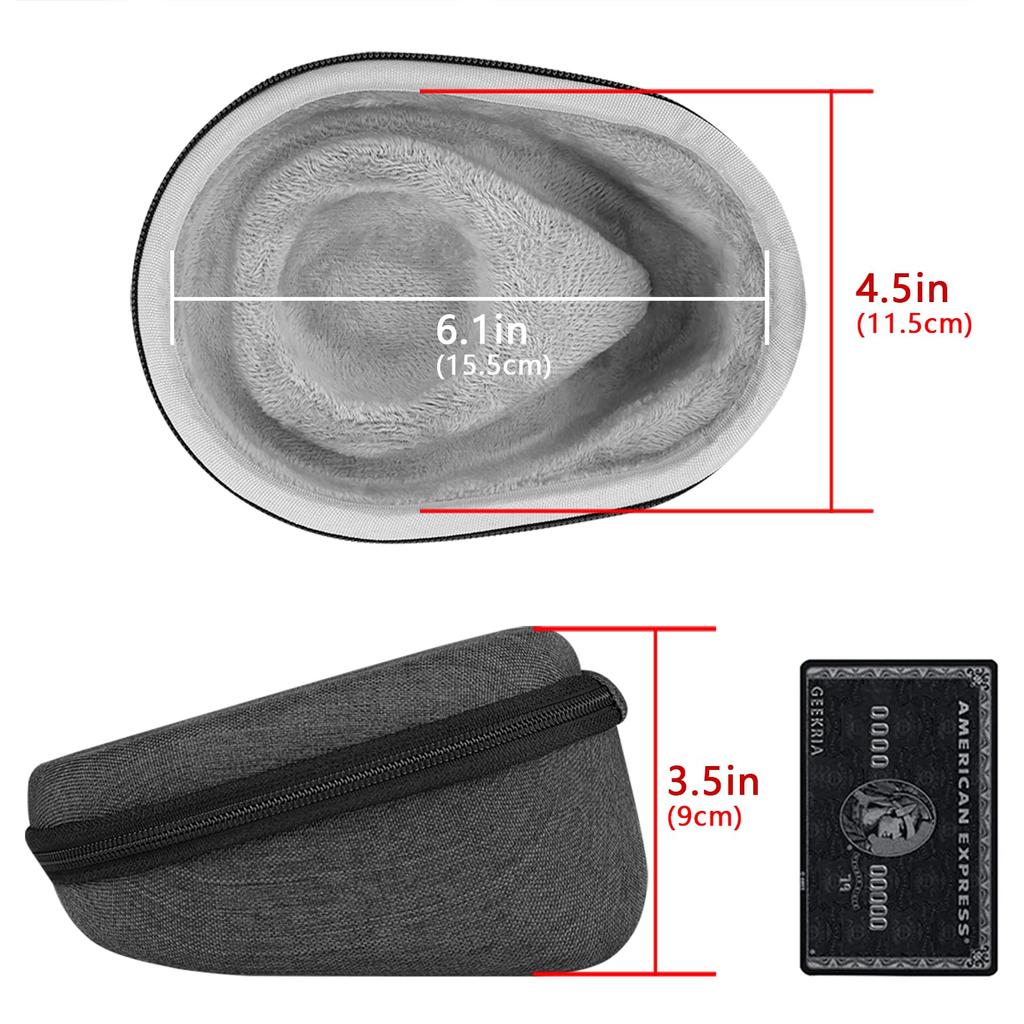 Чехол для наушников Geekria Case Sheild, совместимый с жестким чехлом, дорожный жесткий чехол, совместимый с MUSE, оголовье MUSE The Brain Sensing с чехлом для хранения