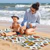 Bus Stationery Beach Towel Pool Towel Camping Towel Bath Towel Blanket HD Print Travel Absorbent Towel