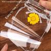 20-100pcs Diy Transparent Dried Flower Bookmarks Students Handmade Creative Small Bottle Plant Specimens Book Mark Stationery