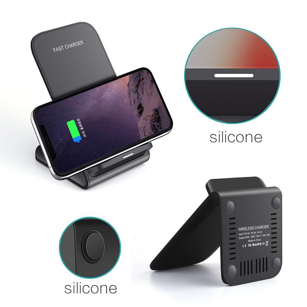 Wireless Charger for Samsung iPhone Fast Charging Station for iPhone 15 14 13 Samsung S24 S23 S22 Portable Charger