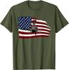 US American Flag AH64 Apache Helicopter Gunship TShirt Summer Cotton Short Sleeve ONeck Mens T Shirt New S3XL