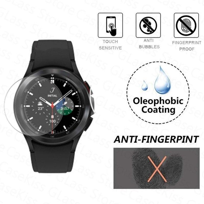 3Pcs Tempered Glass Film For Samsung Galaxy Watch 6 Pro 45mm Galaxy Watch 6 Classic 43mm 47mm HD Clear Full Screen Protector Film