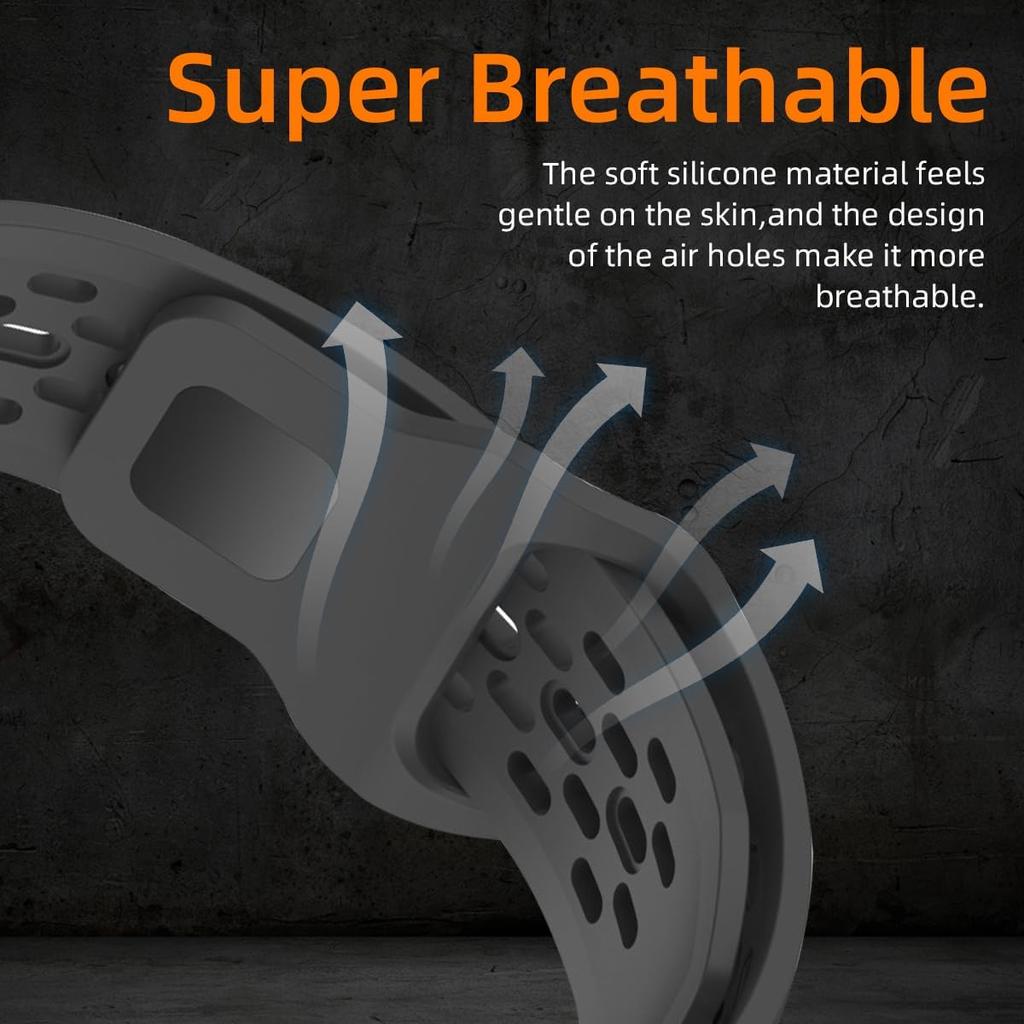 Мягкий дышащий силиконовый ремешок для Amazfit T-REX 3/2 спортивный браслет ремешок для часов для Huami Amazfit T-REX/T-REX 2ULTRA браслет