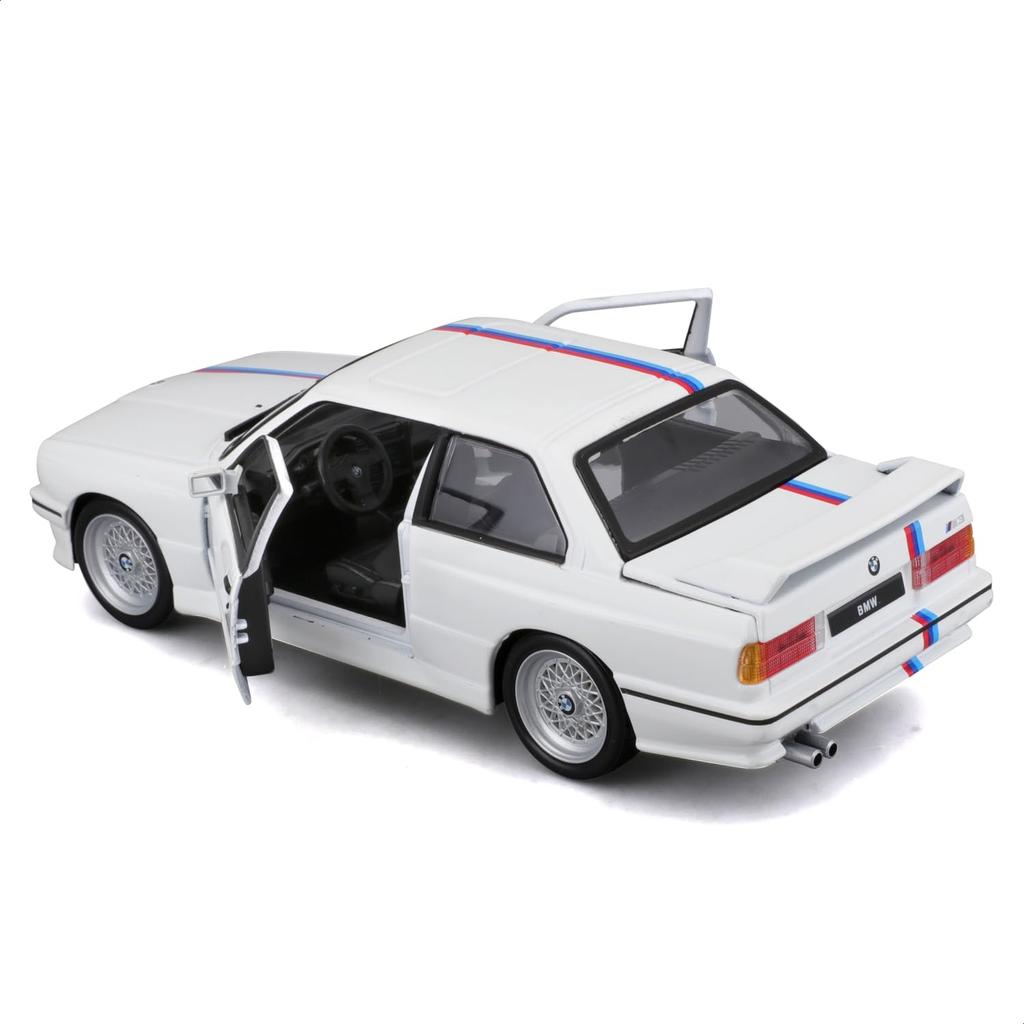 Bburago масштаб BMW M3 1989 Белый Литая модель Готовая 21100 W 1/24 (Е30) / Автомобиль, Продукт,