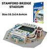 Настольные украшения Модель футбольного поля Сувенир для фанатов Сделай сам Бумажный пазл Настольные игры 3D Сборка Стадион Симуляция TMZ