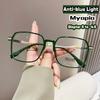 New Color Fashion Myopia Glasses for Women Men Square Transparent Eyeglasses Retro Minus Diopter Eyeglasses Optical Prescription