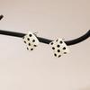 Irregular Polka Dot Earrings Sweet Square Earrings Korean Style Stud Earrings  For Women Gifts