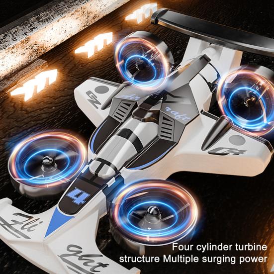 Игрушка Дрон с Пультом Управления 2-в-1 Наземный Воздушный Мини Самолет Машинка Игрушка Дети Взрослые Начинающий 2.4 ГГц RC