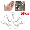5Pcs Premium Quick Release Pull-Apart Key Removable Handy Keyring Detachable Keychain Accessory