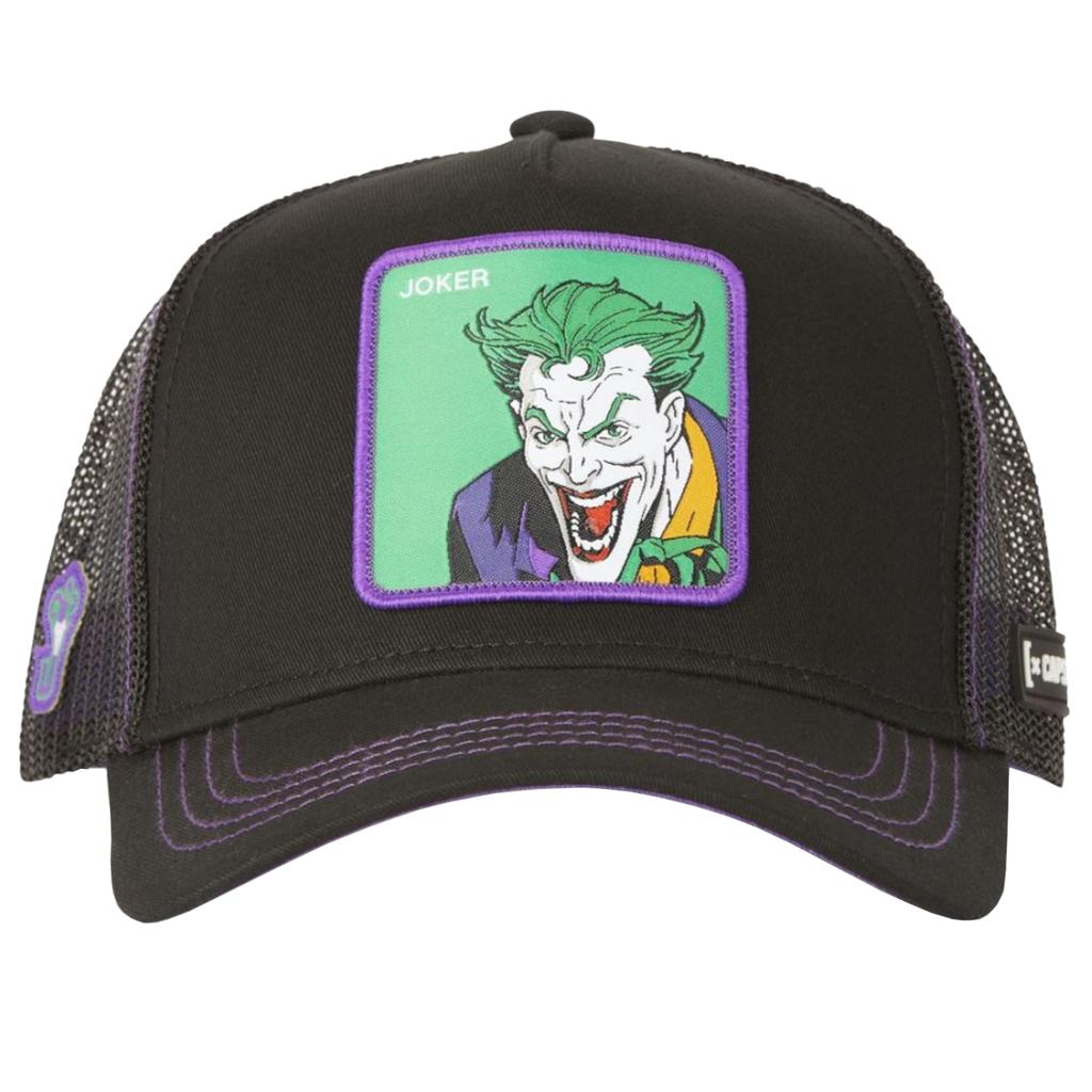 Capslab DC Comics Joker Cap, Mens Black Cap