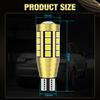 2 шт. T15 W16W светодиодные лампы Canbus автомобильные фары 2000LM 28SMD 3030 чипы 9012 921 с объективом без ошибок задний резервный фонарь заднего хода авто лампа 6000K белый 12 В