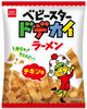 Oyatsu Company Baby Star Dodekai Ramen Chicken Flavor 68g X 12 Bags [Official] (wide Noodles, Easy-to-pick Snacks)