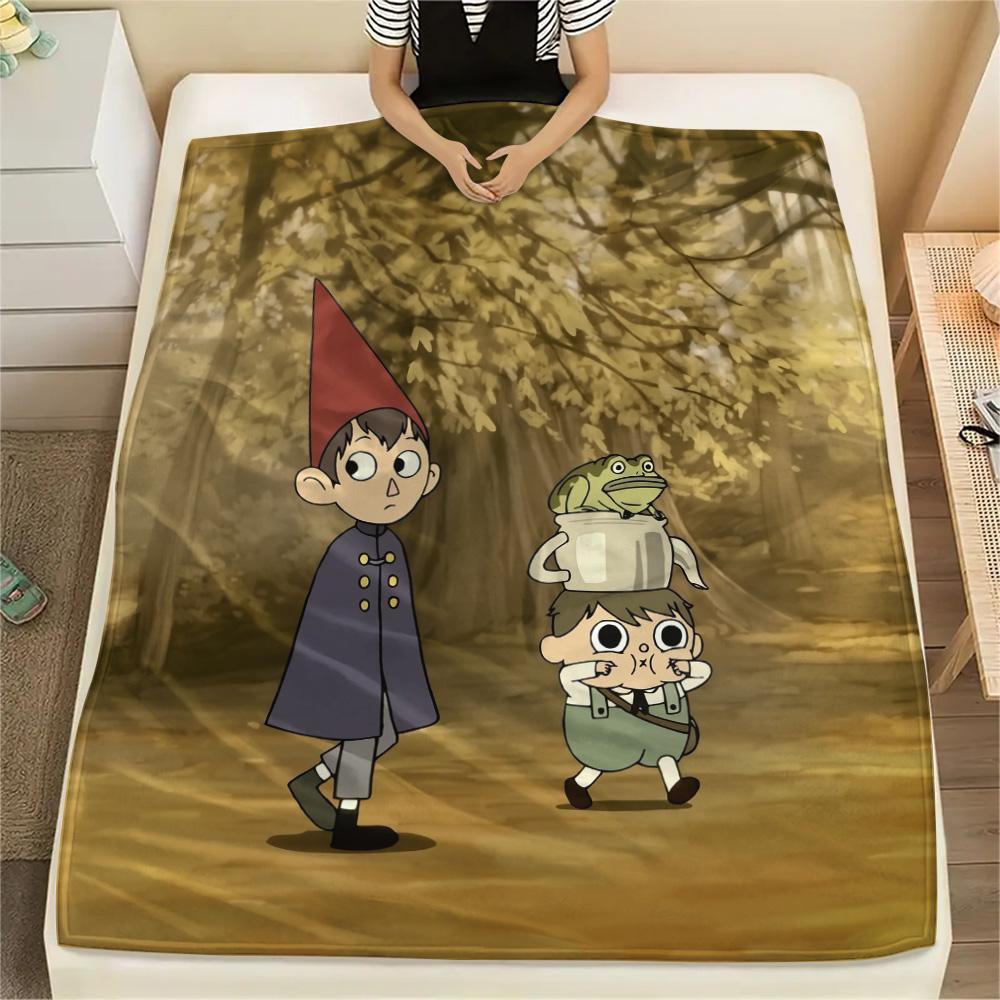 Outside the Garden Wall Print Flannel Blanket, High quality Comfortable for All Seasons, Home Decor, Warmth and Comfort