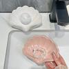 Креативная современная мыльница в виде ракушки, простая мыльница, держатель для домашнего использования, туалет и слив для хранения