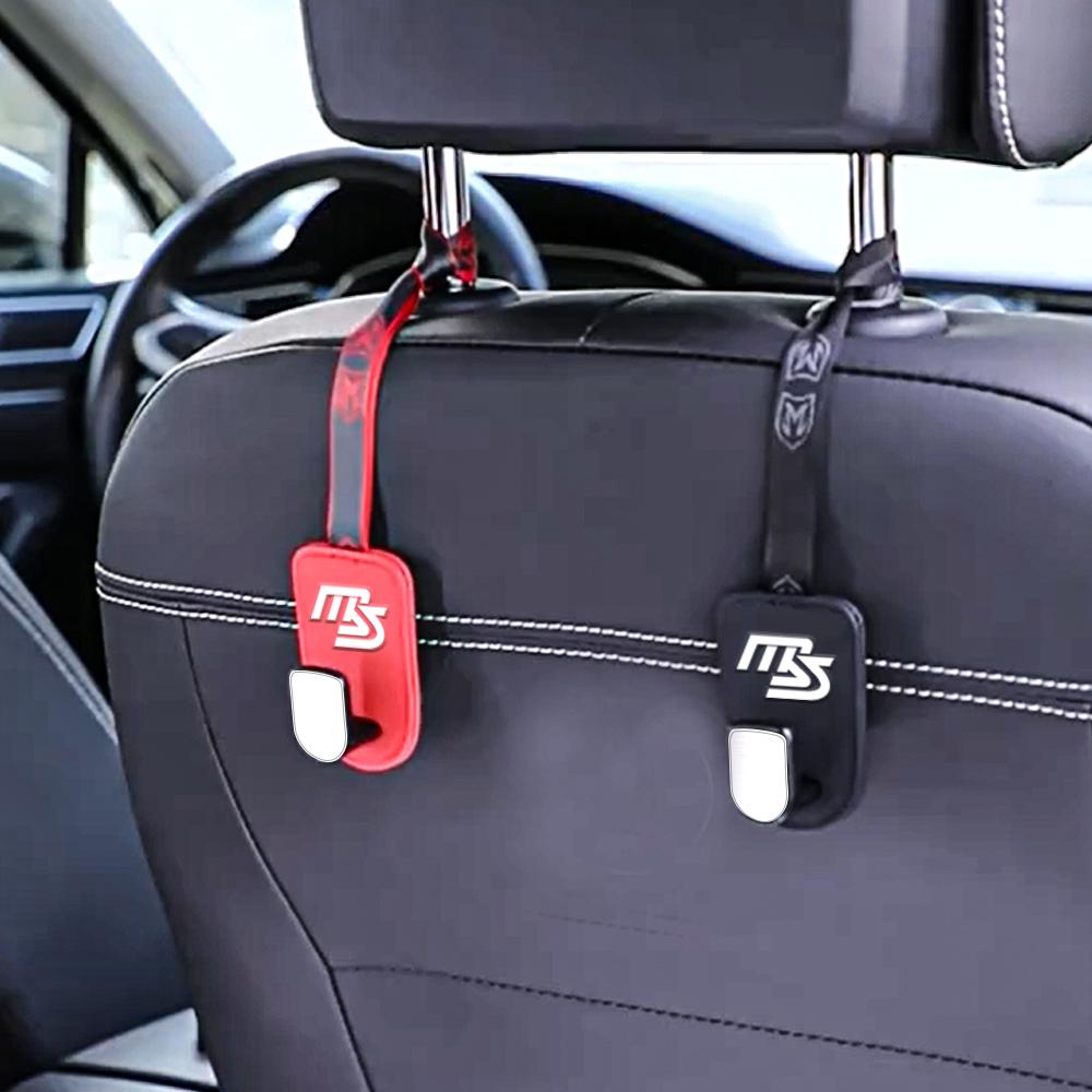 Multifunctional Car Seat Back Hook Hanger Hanging Bag Storage Hanger Car Interior Accessories For Mazda Axela CX8 CX-5 valve cap FF10