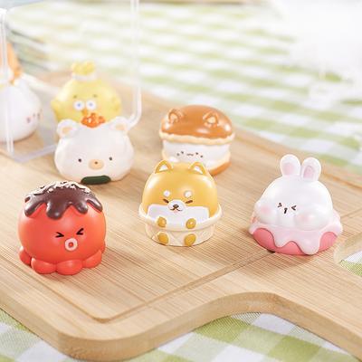 Модная игрушка мультфильм 2D Мяу закусочная Милая слепая сумка детские игрушки Милые смоляные маленькие украшения подарок