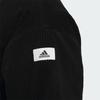 Adidas Спортивная куртка для отдыха с монохромной нашивкой-логотипом Мужская верхняя одежда черного цвета IQ1387