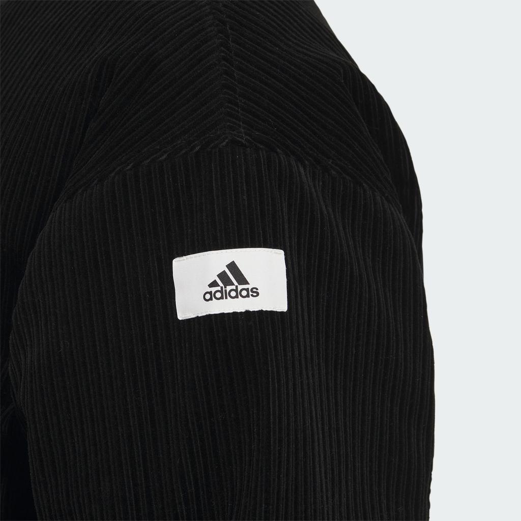 Adidas Спортивная куртка для отдыха с монохромной нашивкой-логотипом Мужская верхняя одежда черного цвета IQ1387