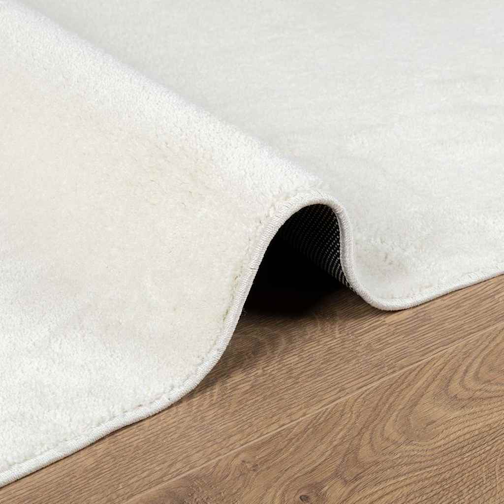 Ковер Oviedo с коротким ворсом Кремовый 200 x 200 см