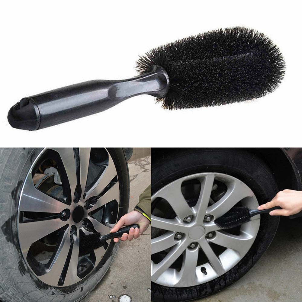 Tools Car Accessories Brush Car Wheel Brush Detailing Cleaning Brush Tire Cleaner Rim Scrub Brush
