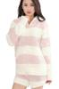 Seap Fluffy Pajama Set Hoodie 503 Women's (Pink), & Shorts,