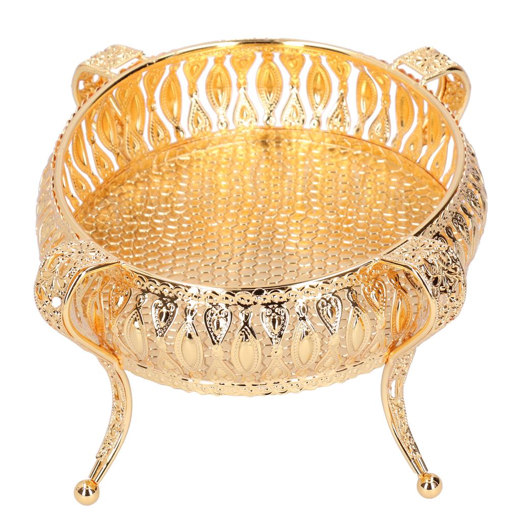 Zinc Alloy Fruit Tray Party Decorative Food Dessert Storage Plate Snack Storage Dish